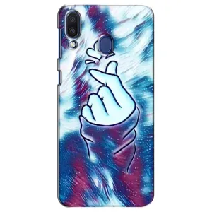 Чохол з принтом «Радужне серце» для Samsung Galaxy M20 (M205)