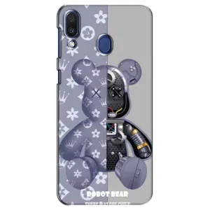 Круті Чохли Луі Віттон для Samsung Galaxy M20 (M205) (AlphaPrint) (Робот Медведик)
