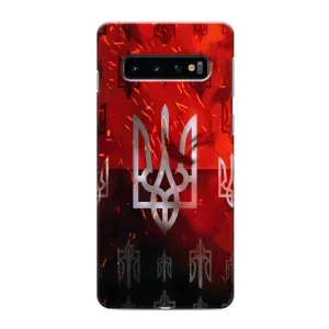 Украинские Чехлы для Samsung Galaxy S10e с картинкой УПА (AlphaPrint) (ГЕРБ УПА)