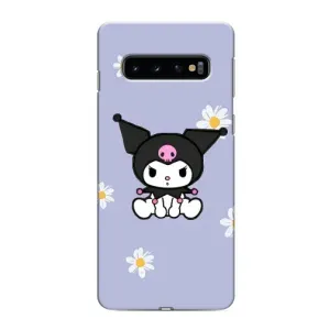 Чехол с кроликом Куроми на Samsung Galaxy S10e (Куроми в цветах)