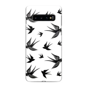 Чохол з пташками на Samsung Galaxy S10e (VPrint) (Ластівки)
