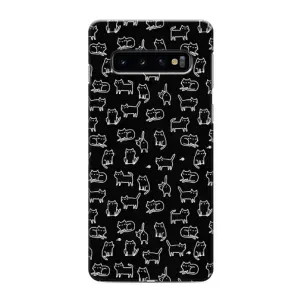 Чохол з принтом для Samsung Galaxy S10e (AlphaPrint) Модні коти (Маленькі котики)