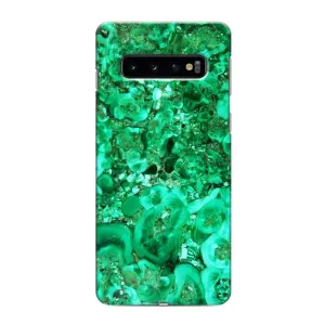 Мраморний чехол на Samsung Galaxy S10e (VPrint) (Салатовий Мрамор)