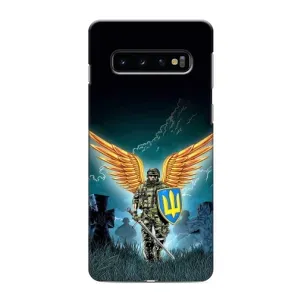 Чехлы с картинкой ЗСУ для Samsung Galaxy S10e (AlphaPrint) (Солдат ЗСУ)