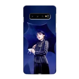 Чохли Венсдей на Samsung Galaxy S10e Уенсдей (AlphaPrint) (Венздей з парасолькою)