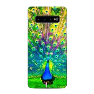Чохол з пташками на Samsung Galaxy S10e (VPrint) (Яскравий Павлин)
