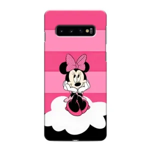 Эксклюзивный чехол для Samsung Galaxy s10 Plus (AlphaPrint - Мультяшные) (Девочка Maus)