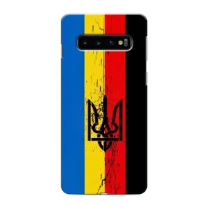 Украинские Чехлы для Samsung Galaxy s10 Plus с картинкой УПА (AlphaPrint) (Флаг УПА)