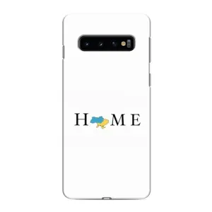Чехол для Патриота Украины Samsung Galaxy s10 Plus - (AlphaPrint) (Home)