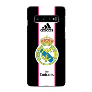 Чехол для Samsung Galaxy s10 Plus с принтом (Лого Real Madrid)