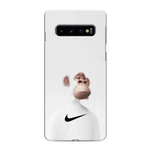 Чехлы с Обезьянами NFT для Samsung Galaxy s10 Plus (AlphaPrint) (обезьяна NFT Nike)