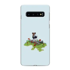 Чехлы с картинкой собаки Патрон для Samsung Galaxy s10 Plus (AlphaPrint) (Сапер Пес)