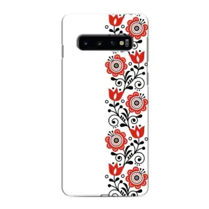 Чехол для Патриота Украины Samsung Galaxy s10 Plus - (AlphaPrint) (Яркая вишиванка)