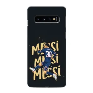 Чехлы для Samsung Galaxy S10 (Leo чемпион) (AlphaPrint) (Messi ПСЖ)