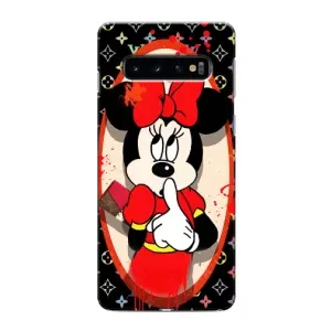 Чехол Disney Mouse Samsung Galaxy S10 (PREMIUMPrint) (Минни Маус ЛВ)
