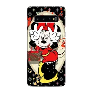 Чехол Disney Mouse Samsung Galaxy S10 (PREMIUMPrint) (Минни peace)