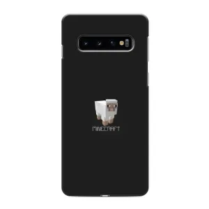 Чехол Майнкрафт на Samsung Galaxy S10 (AlphaPrint) Minecraft (Овечка Майнкрафт)
