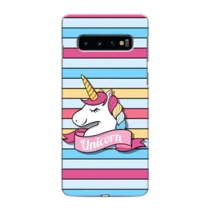 Чехол для Самсунг С10 - (Единорожки - Новинки) (AlphaPrint) (Unicorn)