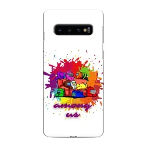 Чехол Амонг Ас для Samsung Galaxy S10 (AlphaPrint) (Яркий АмонгАс)
