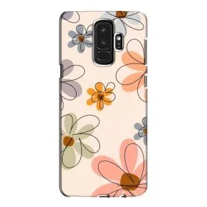 Чехол с цветочным принтом на Самсунг Галакси S9 Плюс (Разноцветные цветы)