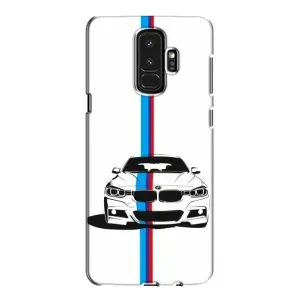 Чехол для Самсунг Галакси S9 Плюс - с принтом БМВ (AlphaPrint) (Машина БМВ)
