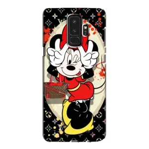 Чехол Disney Mouse Samsung Galaxy S9 Plus G965 (PREMIUMPrint) (Минни peace)
