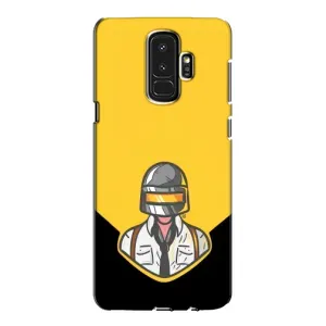 Чехол PUBG для Самсунг Галакси S9 Плюс (AlphaPrint) (Пабг в шлеме)