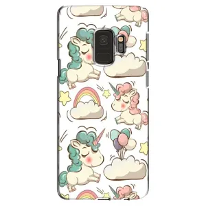 Чехол для Самсунг Галакси С9 - (Единорожки - Новинки) (AlphaPrint) (Единорожки)