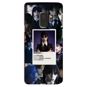 Чехлы Венсдей на Samsung Galaxy S9, G960 Уэнсдей (AlphaPrint) (коллаж Уэнздей)