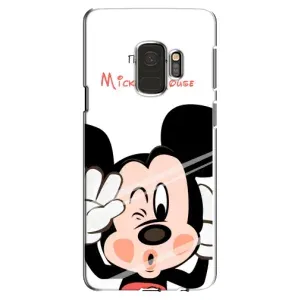 Эксклюзивный чехол для Samsung Galaxy S9, G960 (AlphaPrint - Мультяшные) (Маус Микки)