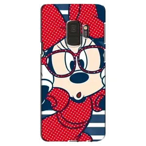 Эксклюзивный чехол для Samsung Galaxy S9, G960 (AlphaPrint - Мультяшные) (Маус в очках)