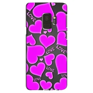 Чехлы для любимой на Самсунг Галакси С9 (VPrint) (Pink hearts)