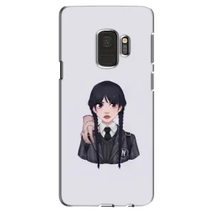 Чехлы Венсдей на Samsung Galaxy S9, G960 Уэнсдей (AlphaPrint) (Уэнздей и Вещь)