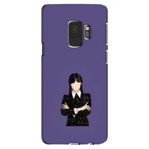 Чехлы Венсдей на Samsung Galaxy S9, G960 Уэнсдей (AlphaPrint) (Уэнздей в черном)