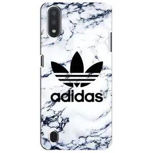 Чохли Адидас для Sansung Galaxy M01 Core (A013F) (AlphaPrint) (Адідас на мраморі)