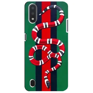 Чехлы ГУЧЧИ для Самсунг М01 Кор (AlphaPrint) (Gucci змия)