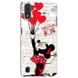 Чехол Disney Mouse Sansung Galaxy M01 Core (A013F) (PREMIUMPrint) (Heart Minni)