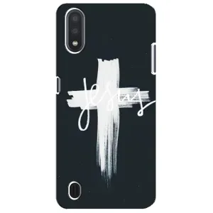 Чехол для Sansung Galaxy M01 Core (A013F) (AlphaPrint) - (Христианские) (Иисус)