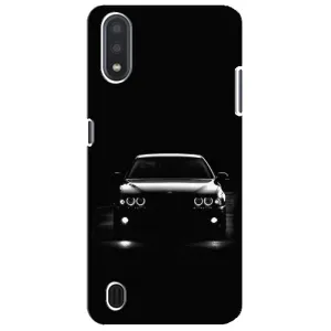 Чехол для Самсунг М01 Кор - с принтом БМВ (AlphaPrint) (Машина BMW)