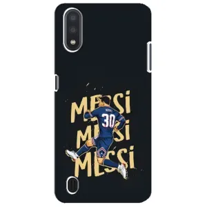 Чехлы для Sansung Galaxy M01 Core (A013F) (Leo чемпион) (AlphaPrint) (Messi ПСЖ)