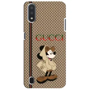 Чехлы ГУЧЧИ для Самсунг М01 Кор (AlphaPrint) (Mickey GUCCI)