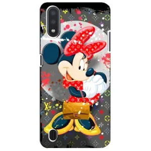 Чехол Disney Mouse Sansung Galaxy M01 Core (A013F) (PREMIUMPrint) (Minni с бантиком)