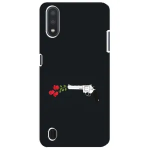 Чехлы (ART) Цветы на Sansung Galaxy M01 Core (A013F) (VPrint) (Неожиданные цветы)
