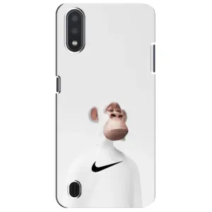 Чехлы с Обезьянами NFT для Sansung Galaxy M01 Core (A013F) (AlphaPrint) (обезьяна NFT Nike)