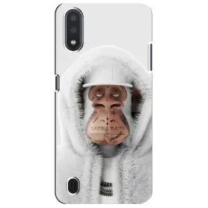 Чехлы с Обезьянами NFT для Sansung Galaxy M01 Core (A013F) (AlphaPrint) (обезьяна NFT в тату)