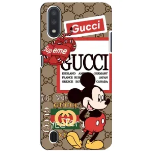 Чехол Disney Mouse Sansung Galaxy M01 Core (A013F) (PREMIUMPrint) (Стильный Микки)