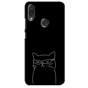 Чохол з малюнком кіт на Sansung Galaxy M01s (Байдужий кіт)