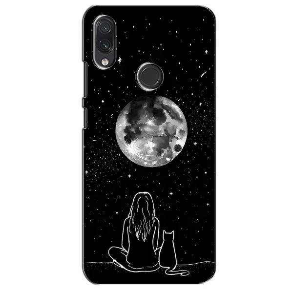 Чохол з принтом «Дівчина з котом» для Samsung Galaxy M01s