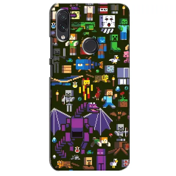Чехол с принтом «Коллаж Майнкрафт» для Samsung Galaxy M01s Чехол с принтом «Коллаж Майнкрафт» для Samsung Galaxy M01s