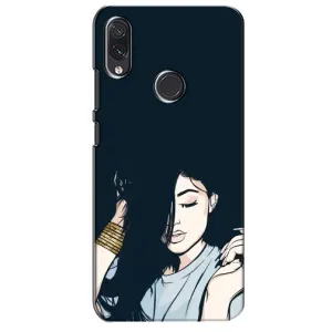 Чохол з друком для Sansung Galaxy M01s - (Мода) (AlphaPrint) (Гарна дівчина)